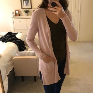 Pink cardigan